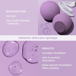 إسفنجة ريل ميراكل للعناية بالبشرة من ريل تكنيكس REAL MIRACLE SKINCARE SPONGE TONE STIMULATE N-4223